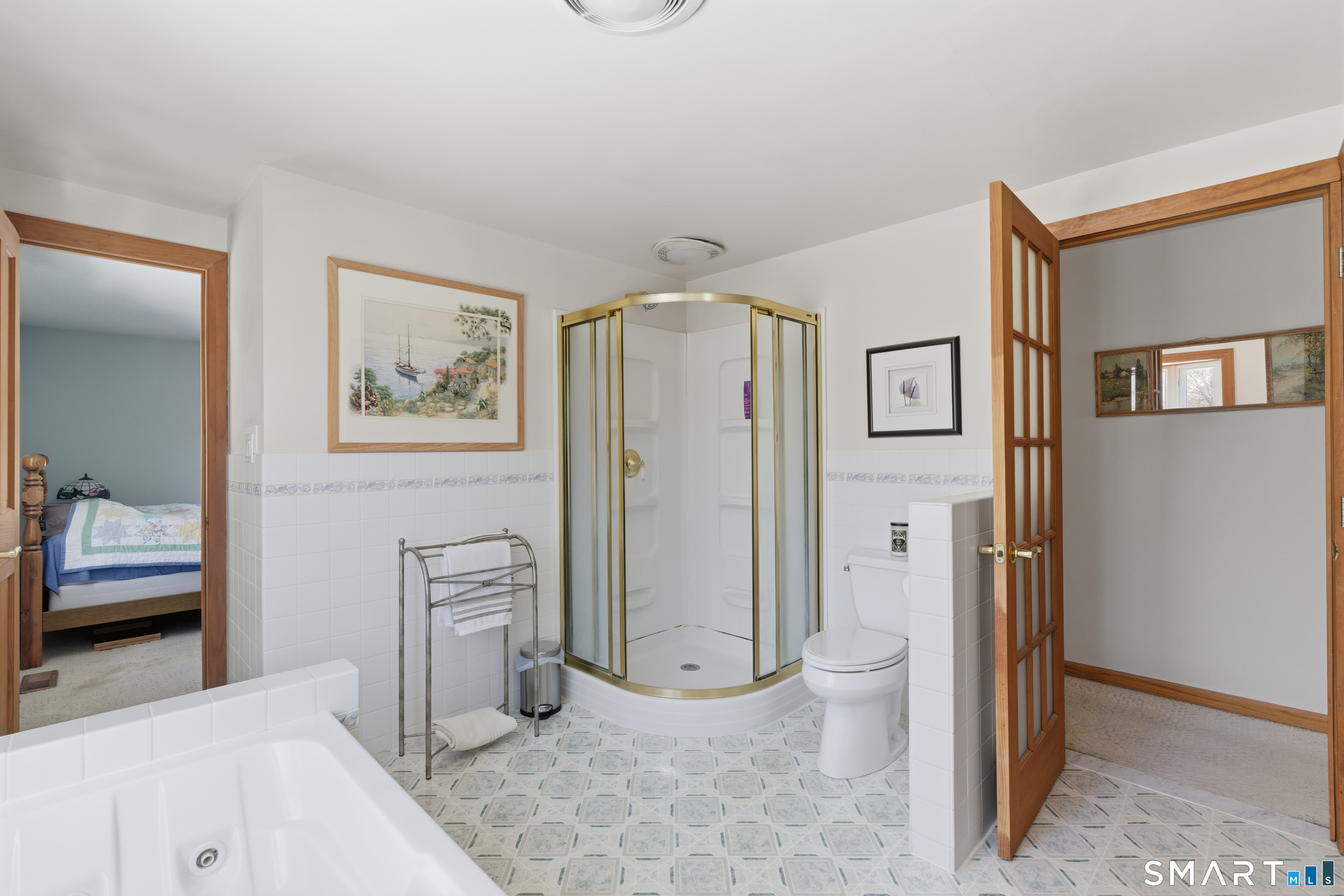 1616 Weed Road Torrington, CT 06790 - Photo 20 of 40 a bathroom with a toilet sink and shower