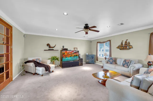 a bathroom with a double vanity sink and mirror
