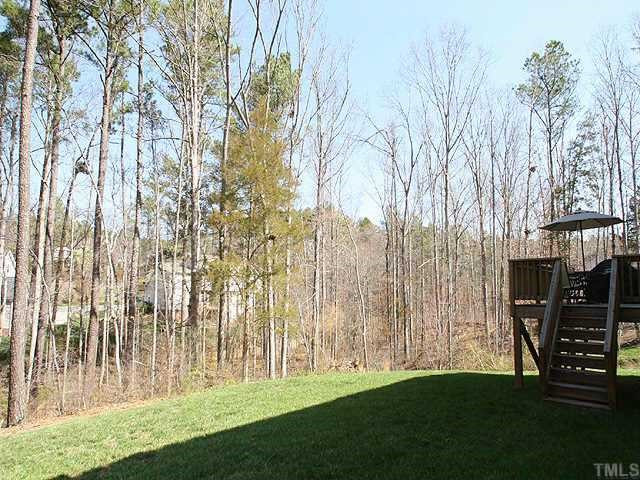 7 Providence Ridge Road Durham, NC 27713 - Photo 12 of 12 Deck is completely private to both sides and overlooks a deep wooded buffer. Other