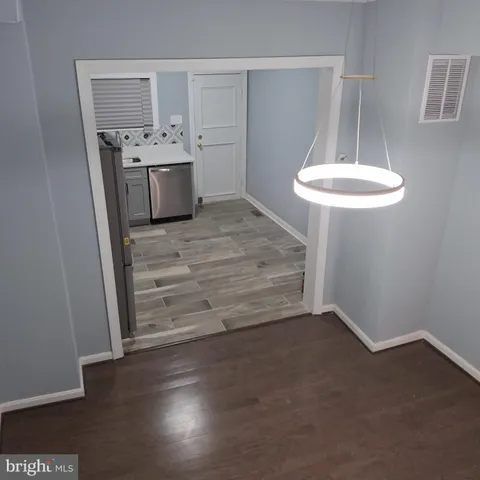 a room with a washer and dryer