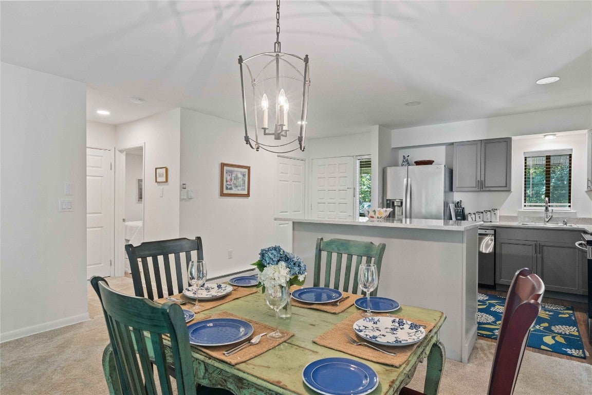 75 Holly Ridge, Unit 3B Sapphire, NC 28774 - Photo 16 of 30 Dining Area to Kitchen