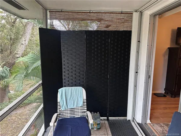 a view of a garden with flowers