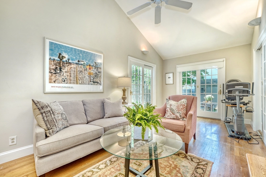 21 Philbrick Road Newton, MA 02459 - Photo 14 of 35 a living room with furniture and floor to ceiling windows