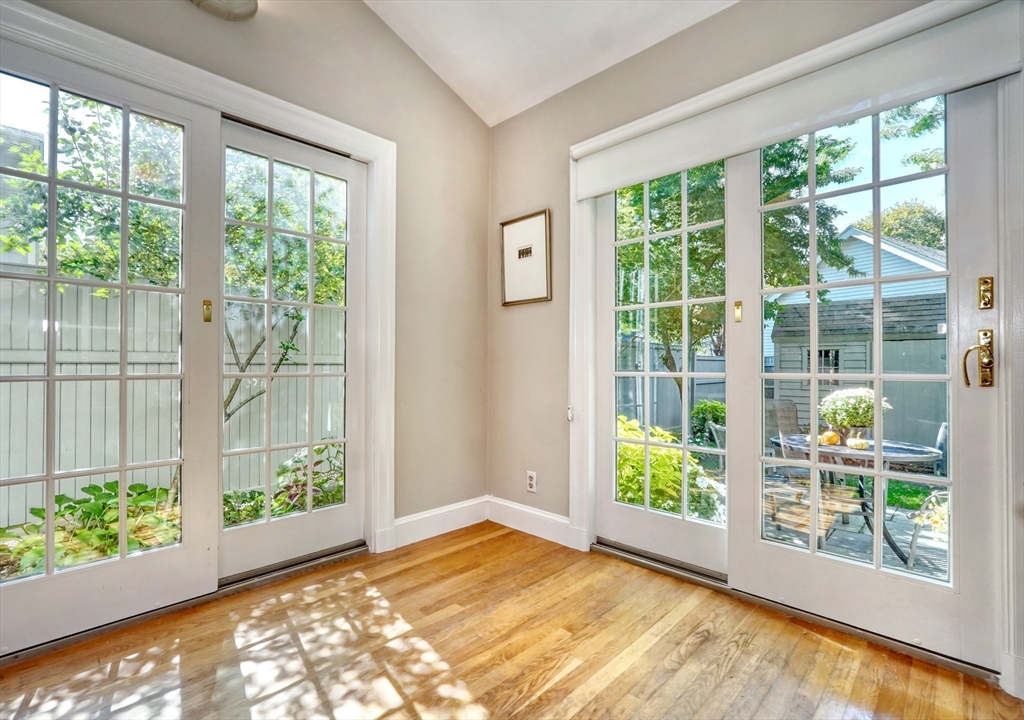 21 Philbrick Road Newton, MA 02459 - Photo 15 of 35 a view of an empty room with wooden floor and a window