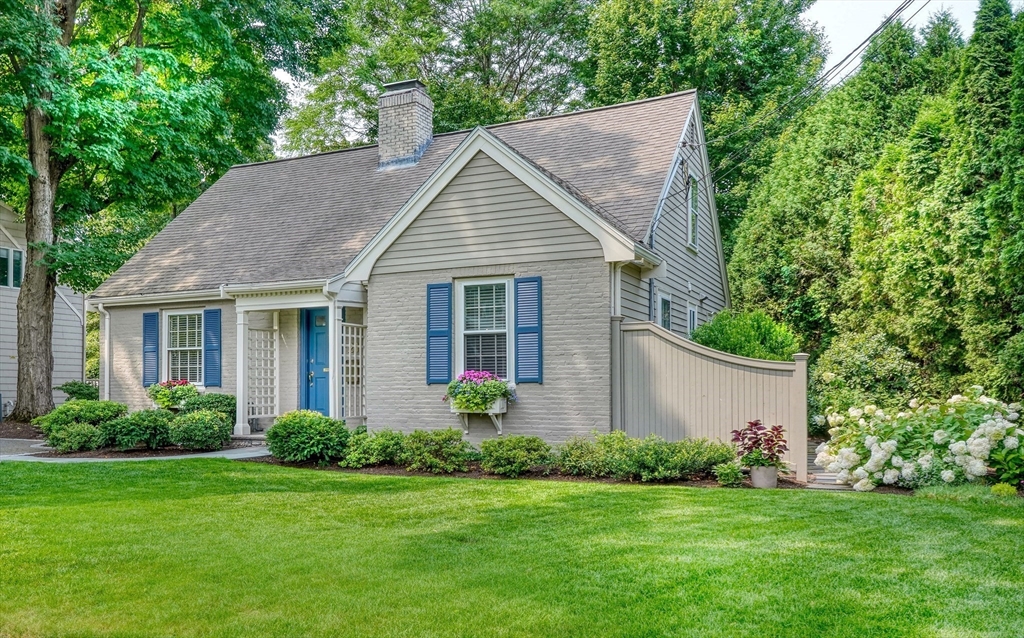 21 Philbrick Road Newton, MA 02459 - Photo 2 of 35 a view of a house with garden and yard
