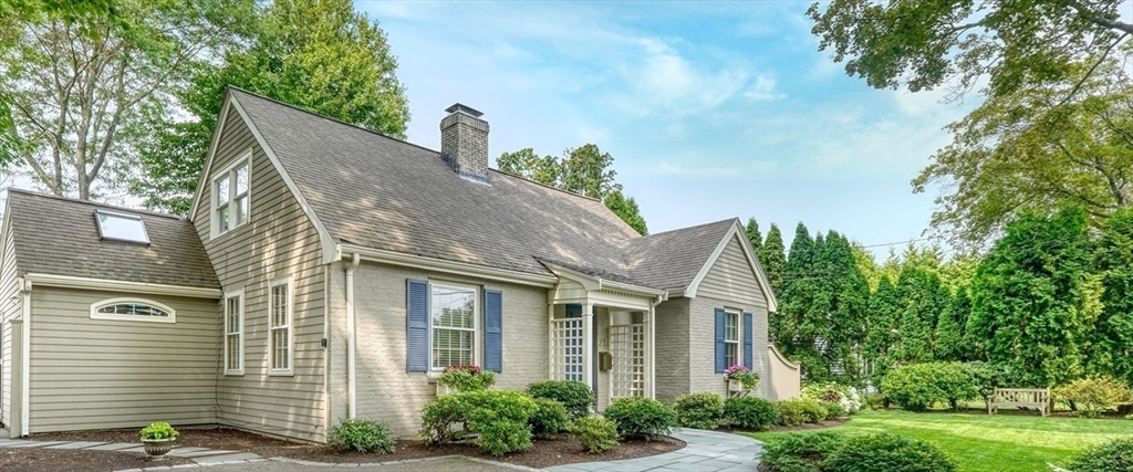 21 Philbrick Road Newton, MA 02459 - Photo 33 of 35 a front view of a house with garden