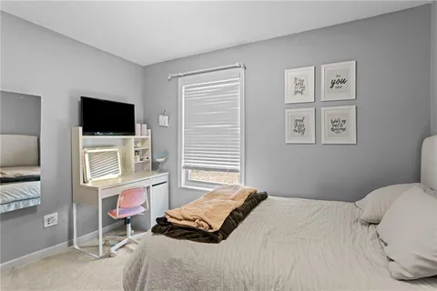 a view of room with furniture