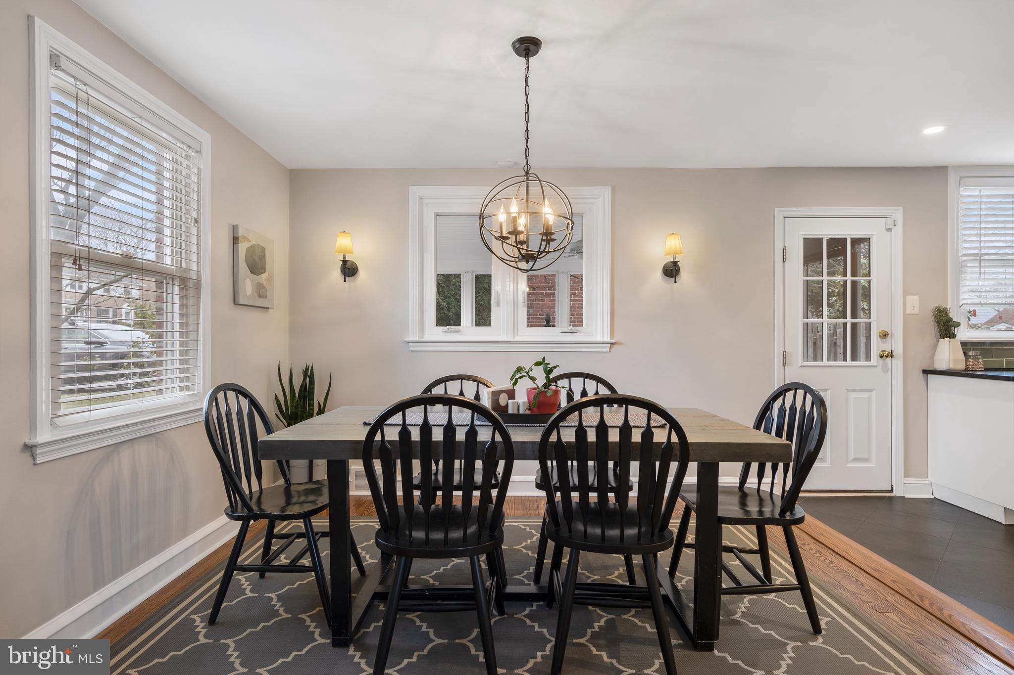 501 Achille Road Havertown, PA 19083 - Photo 5 of 32 Dining Room w/Sun Room Door