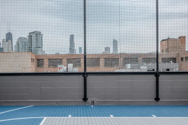 a view of a car garage