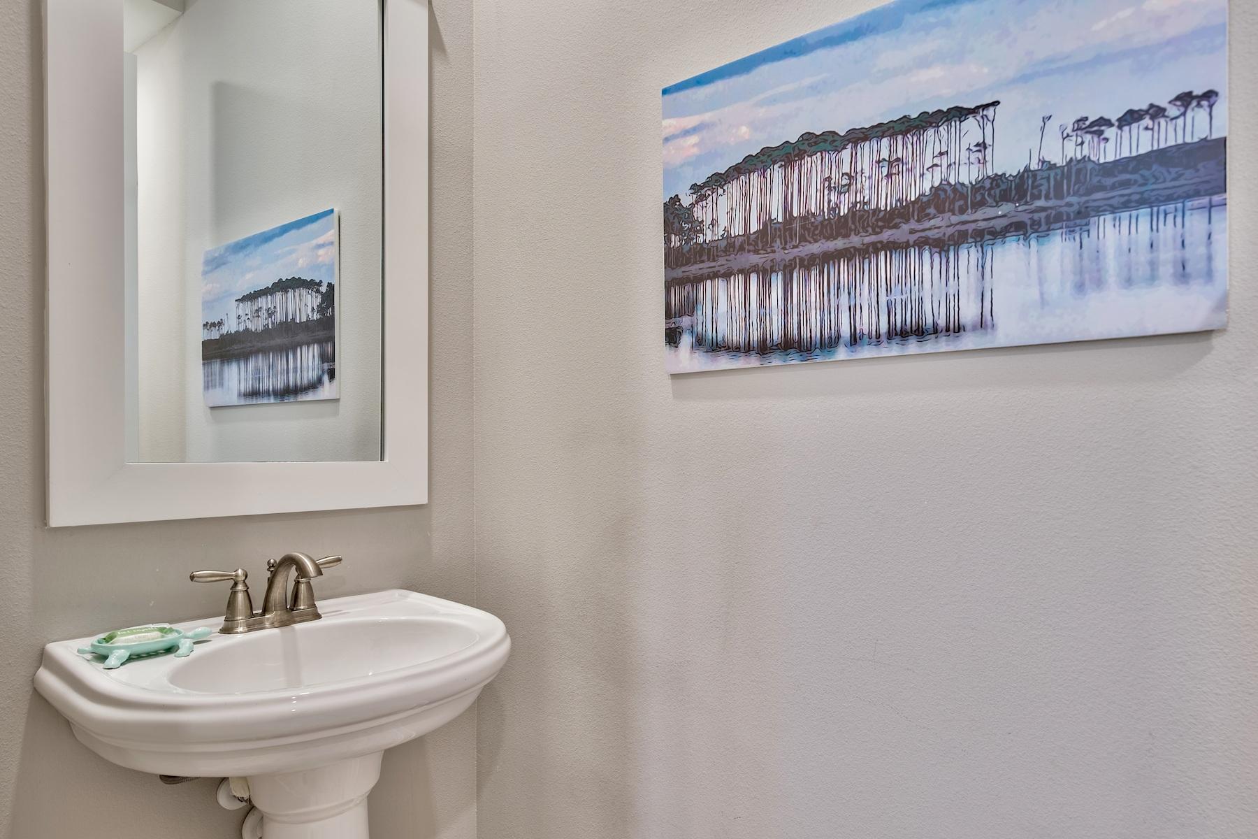35 East Milestone Dr Inlet Beach, Unit B Inlet Beach, FL 32461 - Photo 13 of 25 1st Floor Powder Bath