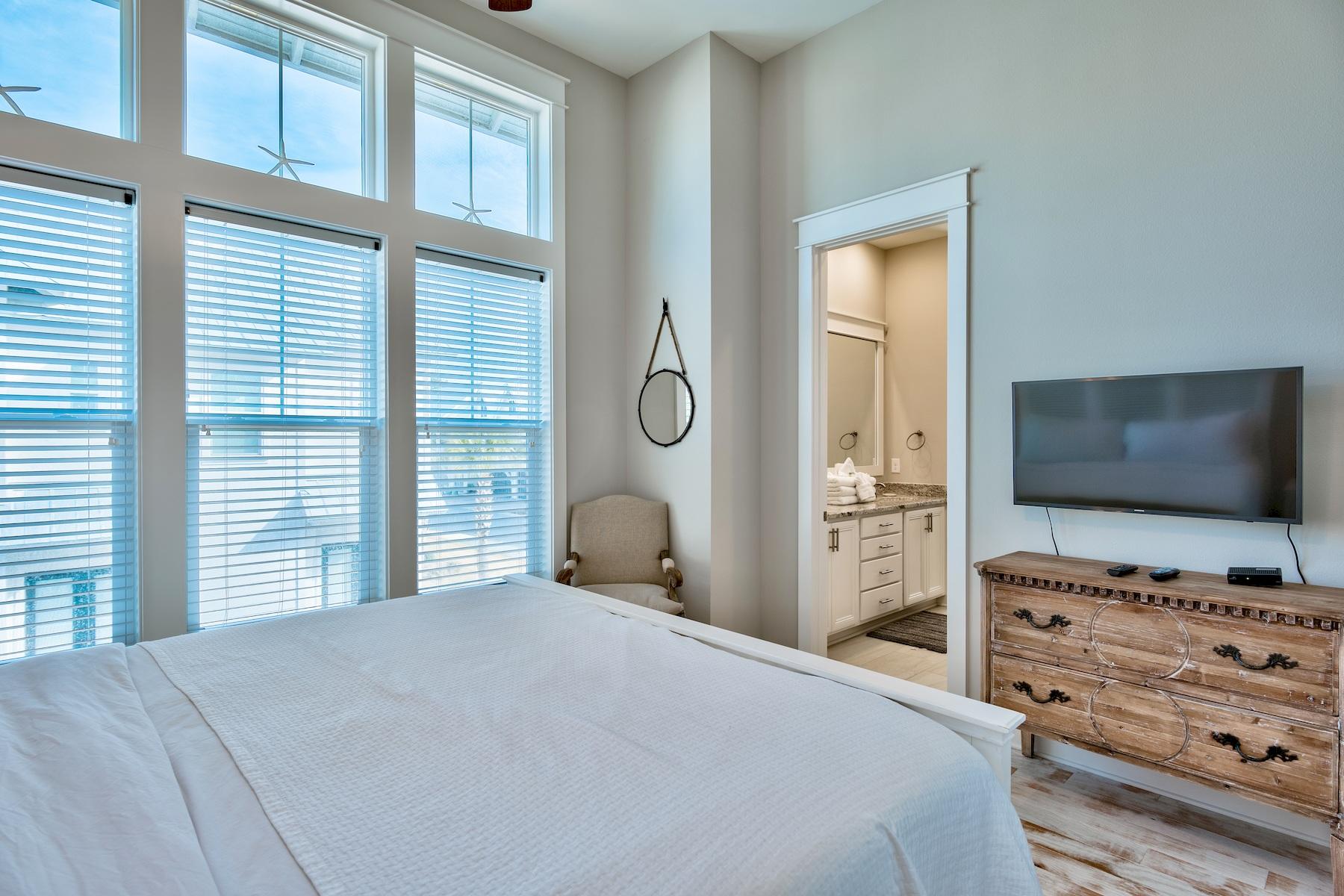 35 East Milestone Dr Inlet Beach, Unit B Inlet Beach, FL 32461 - Photo 15 of 25 Private Master Suite