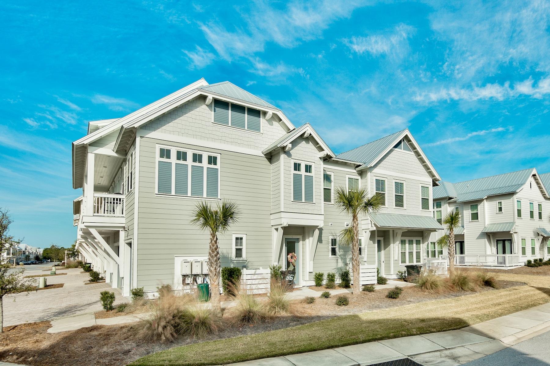 35 East Milestone Dr Inlet Beach, Unit B Inlet Beach, FL 32461 - Photo 24 of 25 Side View from Street