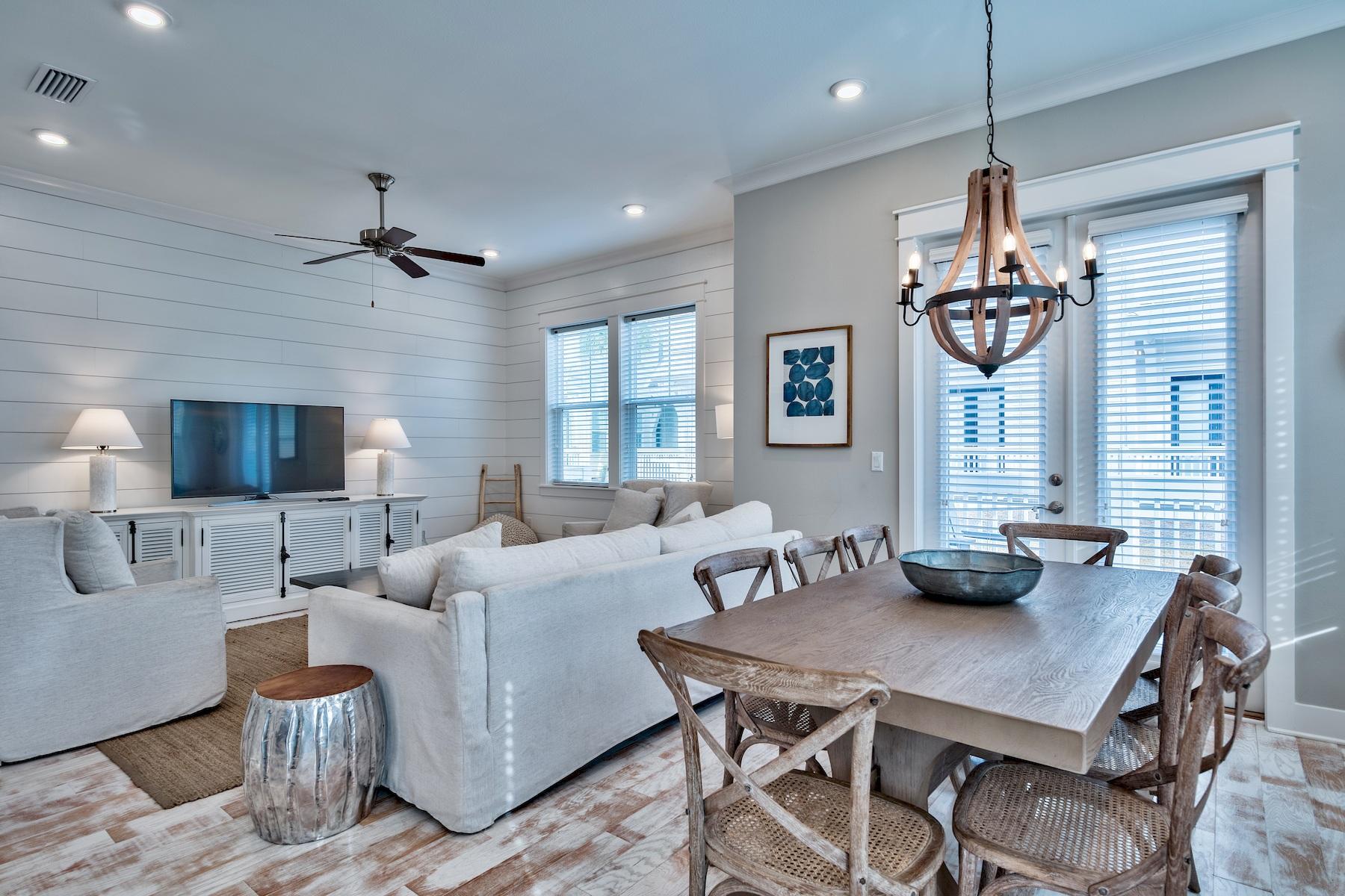 35 East Milestone Dr Inlet Beach, Unit B Inlet Beach, FL 32461 - Photo 7 of 25 Living/Dining Area