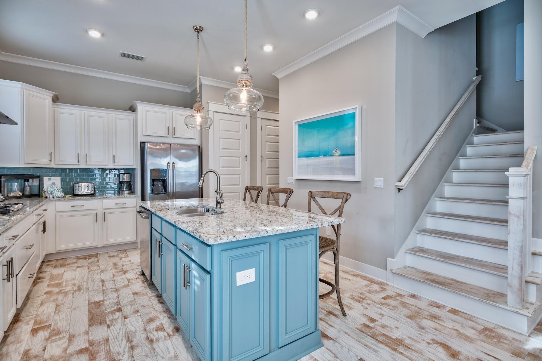 35 East Milestone Dr Inlet Beach, Unit B Inlet Beach, FL 32461 - Photo 8 of 25 Gorgeous Designer Kitchen