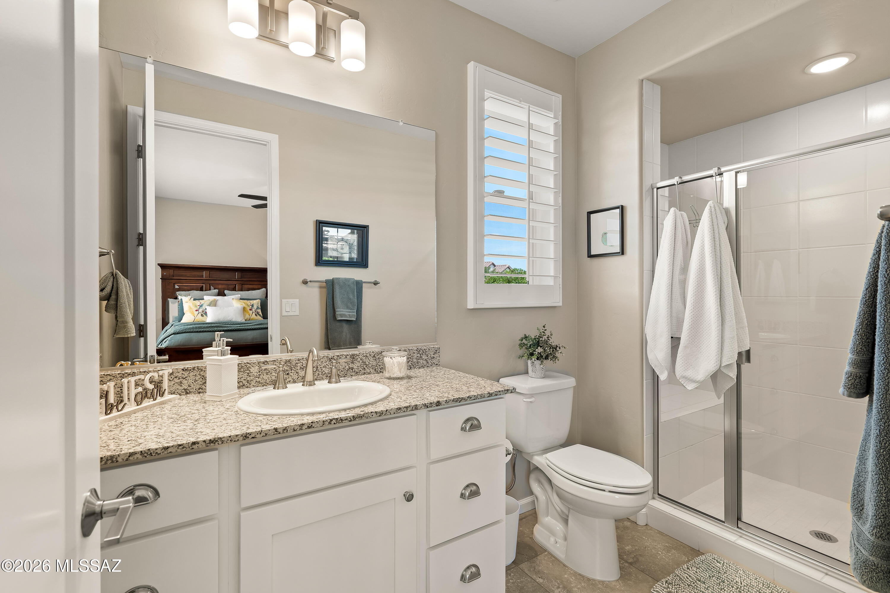 60961 East Arbor Basin Road Oracle, AZ 85623 - Photo 29 of 50 Private Ensuite Bath for Guest Comfort