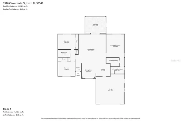 $399,000 | 1916 Cloverdale Court, Lutz, FL 33549
