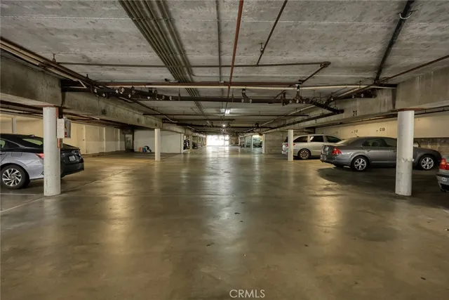 a view of parking area