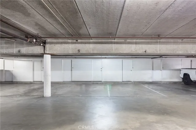 a view of a kitchen with cabinets