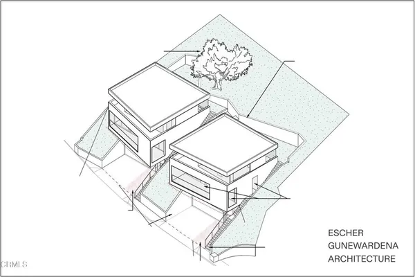 a black and white photo of a house