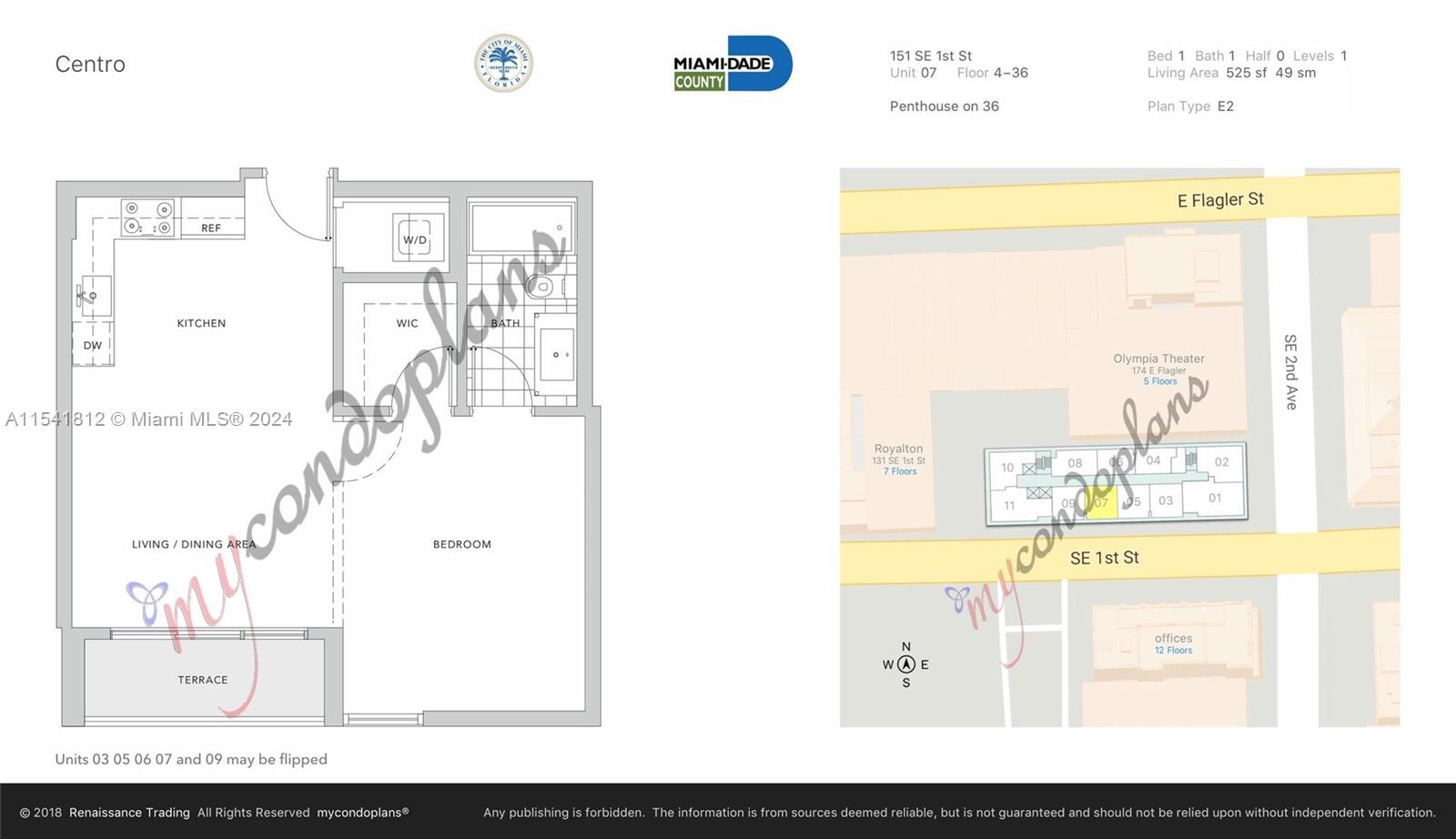 151 Southeast 1st Street, Unit 2707 Miami, FL 33131 - Photo 12 of 12 a view of a living room with a large window