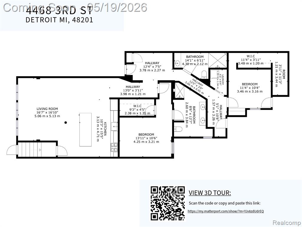 4468 3rd Avenue, Unit LOWR Detroit, MI 48201 - Photo 34 of 34