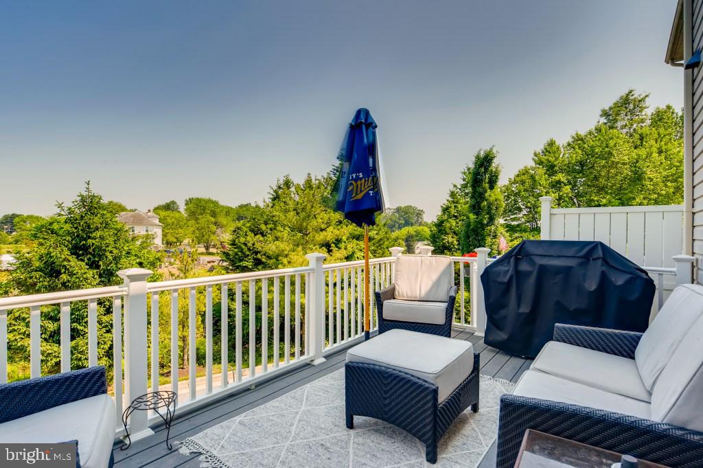 5130 Key View Way Perry Hall, MD 21128 - Photo 30 of 38 Rear Deck with relaxing view of Open Area.