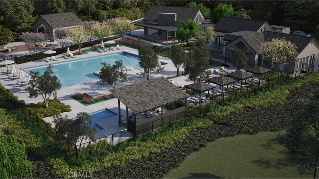 29503 Corte Azulejo Valencia, CA 91354 - Photo 33 of 34 an aerial view of a house with a lake view