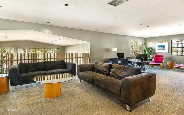 a outdoor space with furniture