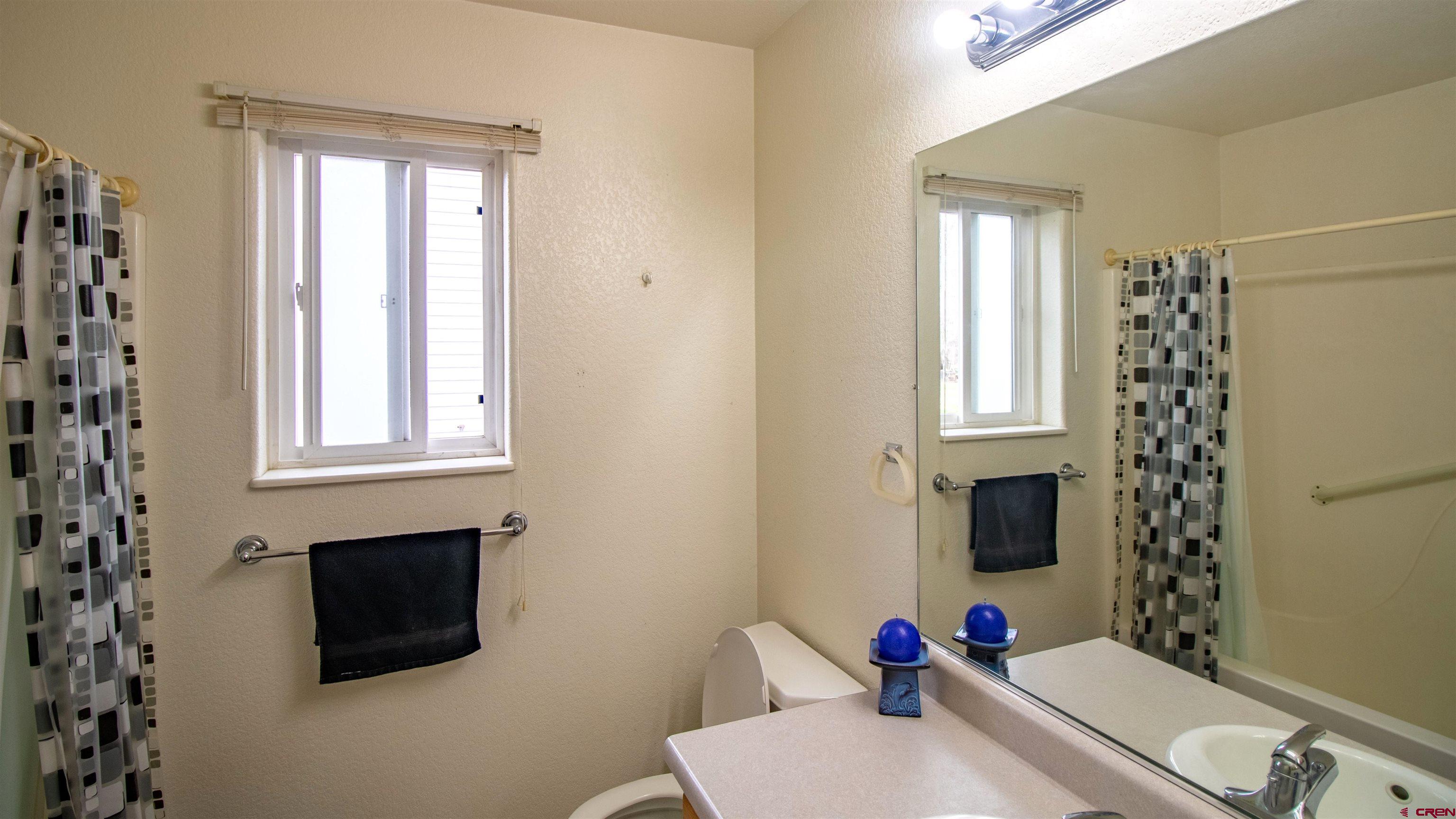 609 Heather Lane Montrose, CO 81401 - Photo 17 of 34 a bathroom with a sink a toilet and a window