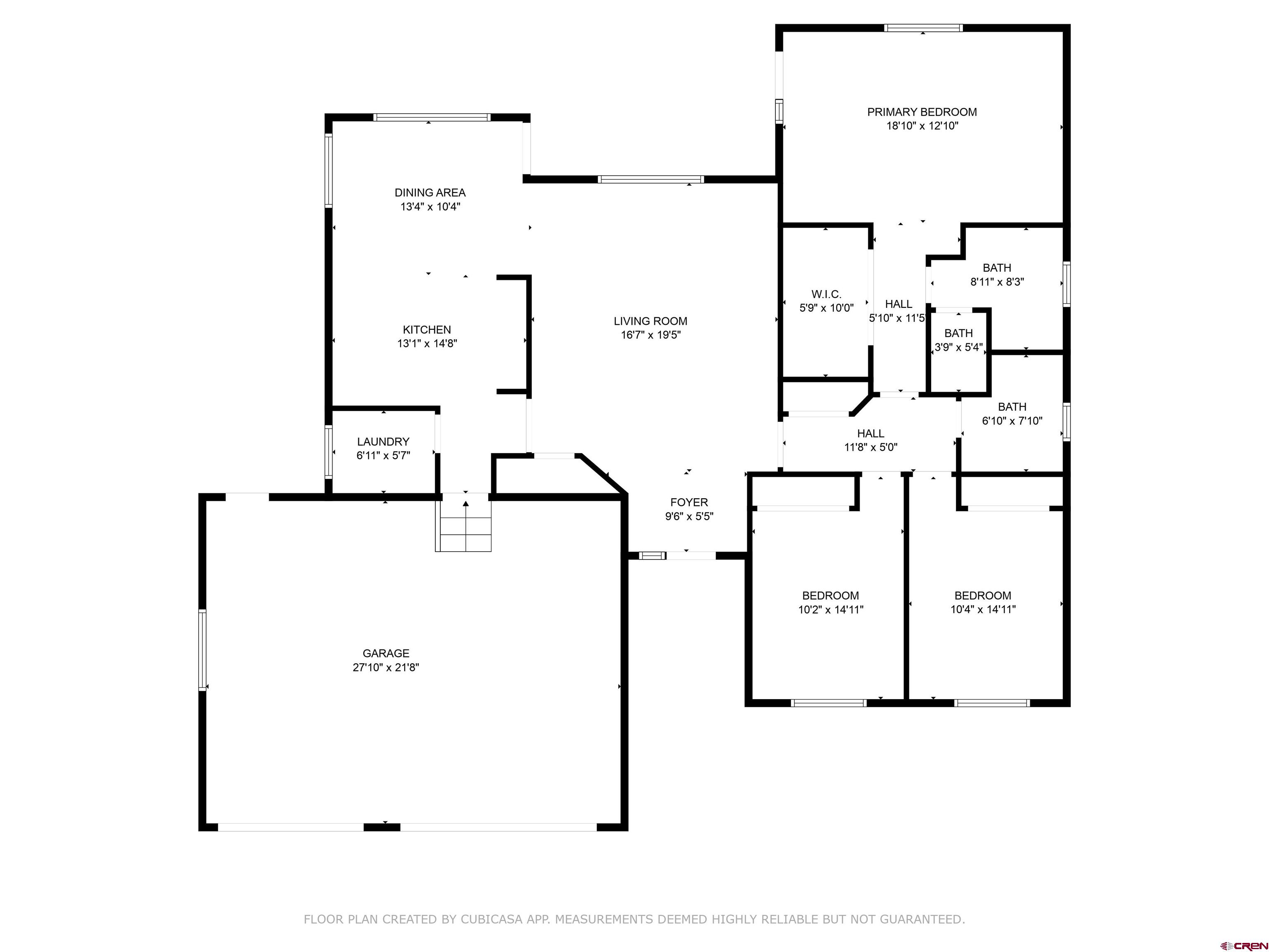 609 Heather Lane Montrose, CO 81401 - Photo 34 of 34 a picture of floor plan