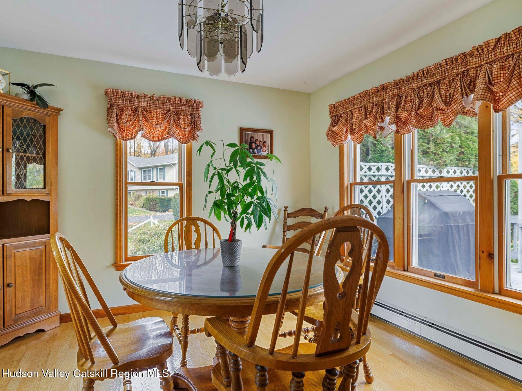 15 Ruby Meadows Road Lake Katrine, NY 12449 - Photo 25 of 53 a view of a dining room with furniture window and outside view