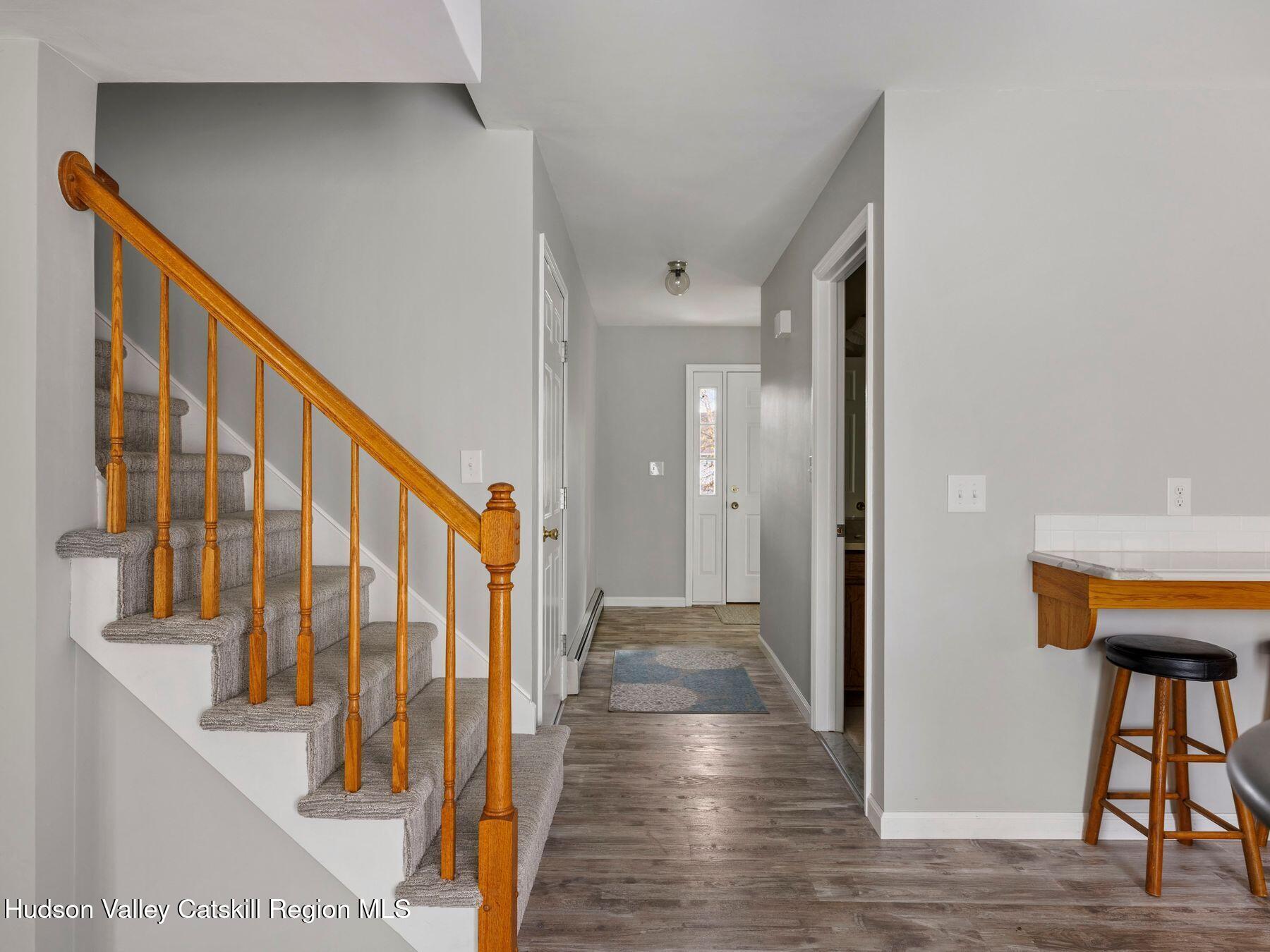 15 Ruby Meadows Road Lake Katrine, NY 12449 - Photo 32 of 53 a view of an entryway with wooden floor and stairs