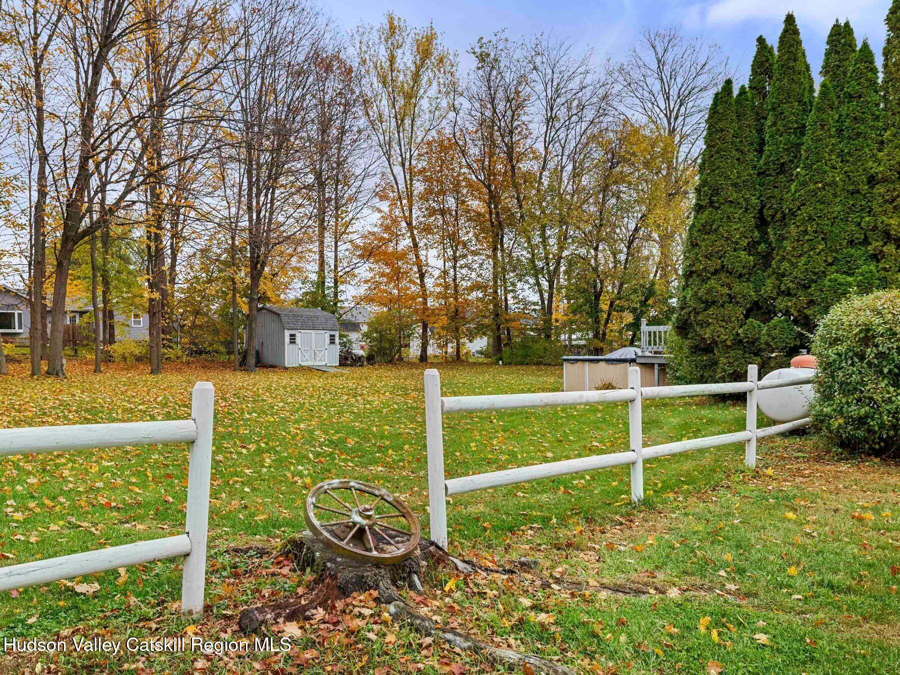 15 Ruby Meadows Road Lake Katrine, NY 12449 - Photo 5 of 53 a view of a bench in a backyard