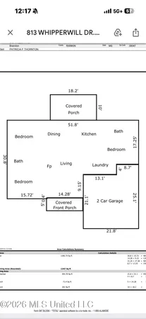 $259,500 | 813 Whippoorwill Drive, Brandon, MS 39047