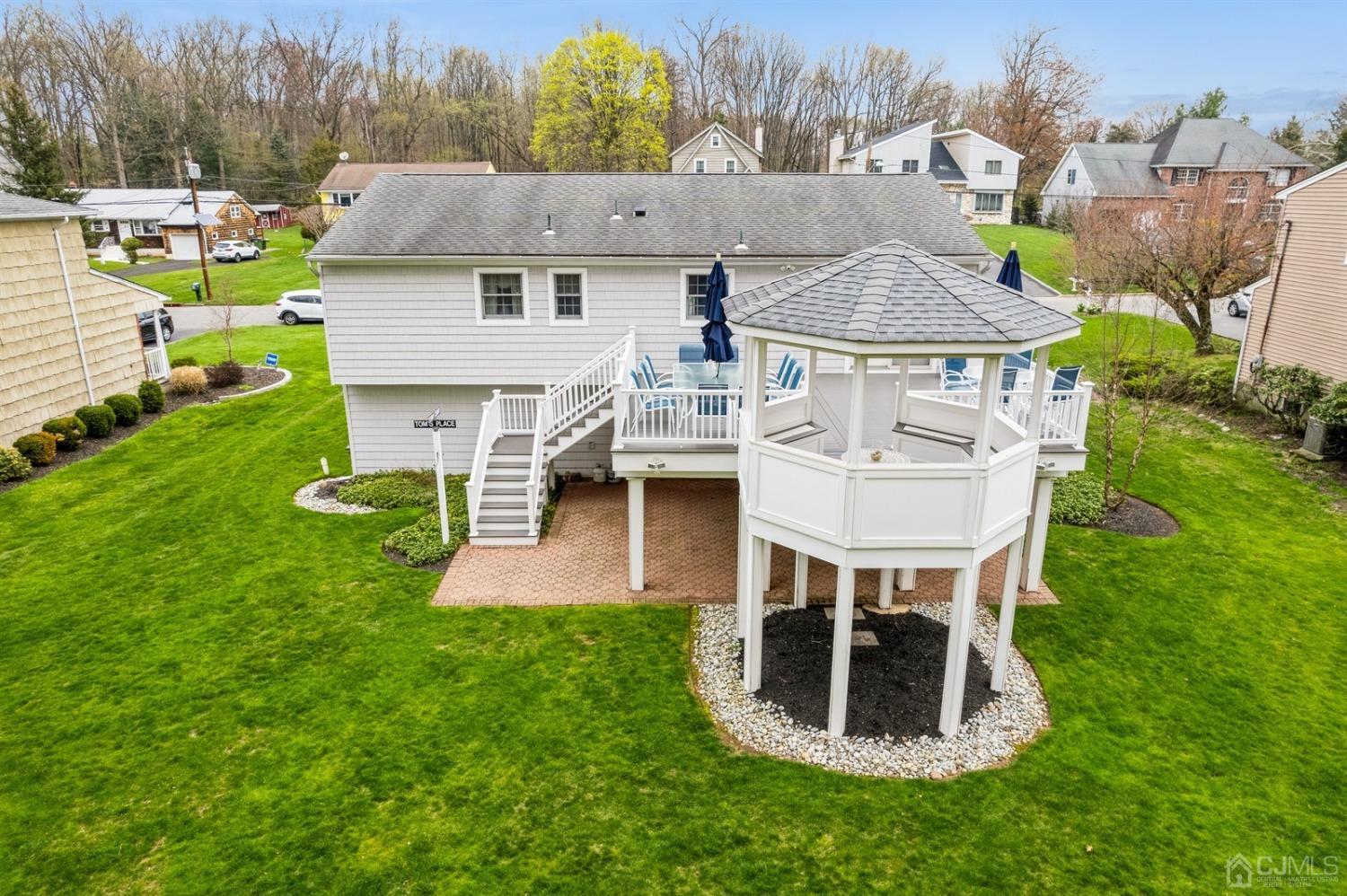 33 King Street Edison, NJ 08820 - Photo 40 of 44 a aerial view of a house with table and chairs