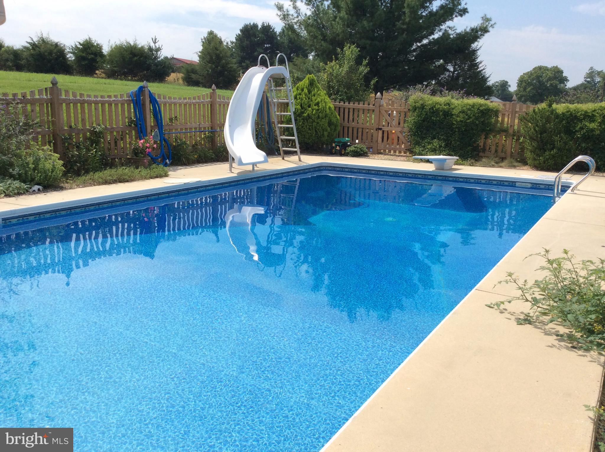 14736 Bottom Road Williamsport, MD 21795 - Photo 22 of 25 a view of a swimming pool with a lake