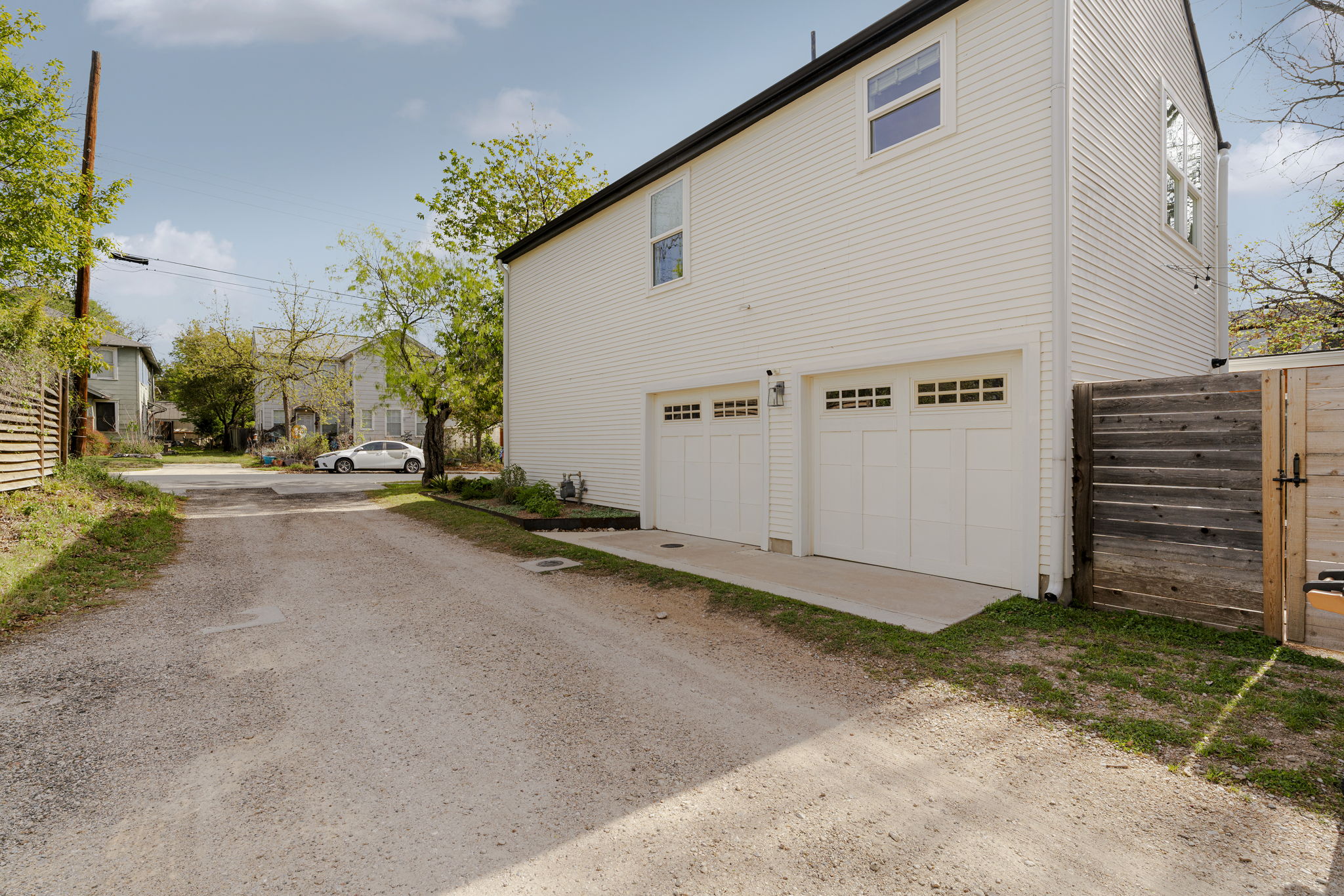 605 Harris Avenue Austin, TX 78705 - Photo 32 of 34 Alley access to the oversized two-car garage -- a practical luxury that makes daily life a little easier.