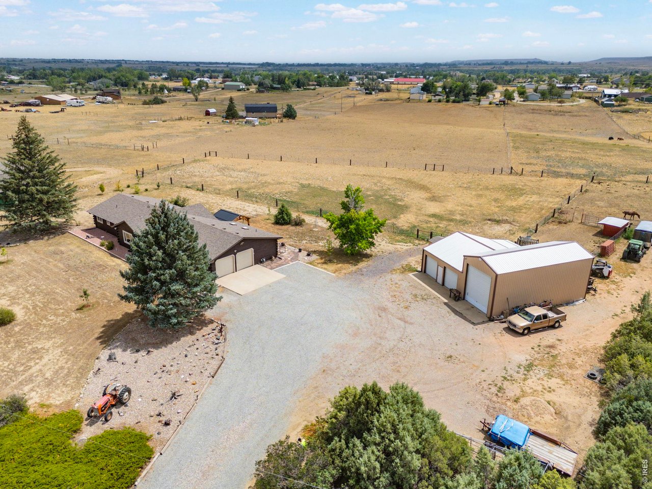 5001 Meining Road Berthoud, CO 80513 - Photo 7 of 49 2-Car Attached Garage and Detached Shop with RV Parking!