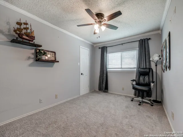 a view of workspace with a window