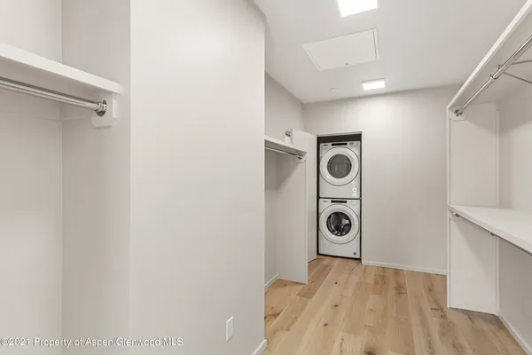 a view of a door in the house