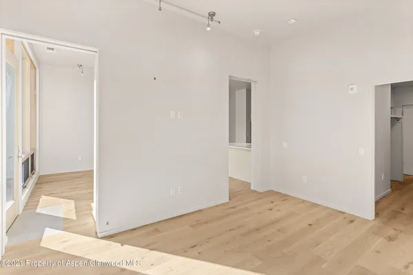 a view of an empty room