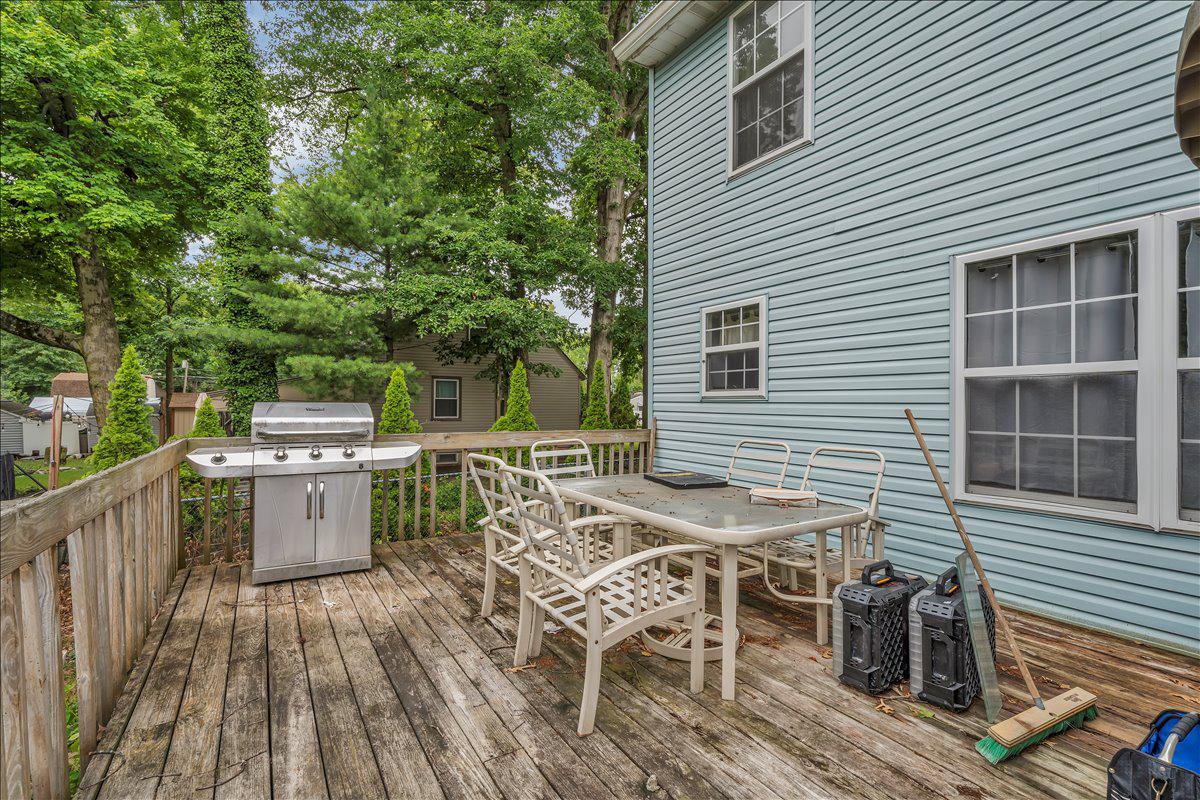 24 County Avenue Maple Shade, NJ 08052 - Photo 33 of 41 Deck for outdoor gatherings being sold as-is