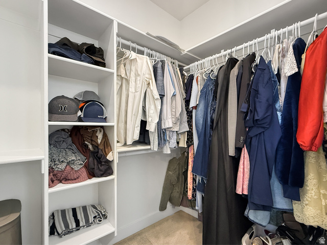 916 Rocky Mountain Way Elk Ridge, UT 84651 - Photo 28 of 54 Walk in closet with light carpet