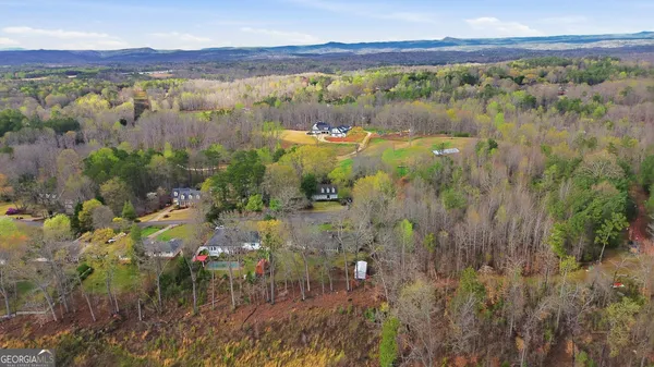 a view of lake and mountain