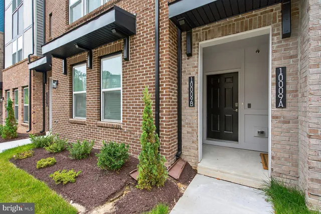 a view of a building along the street