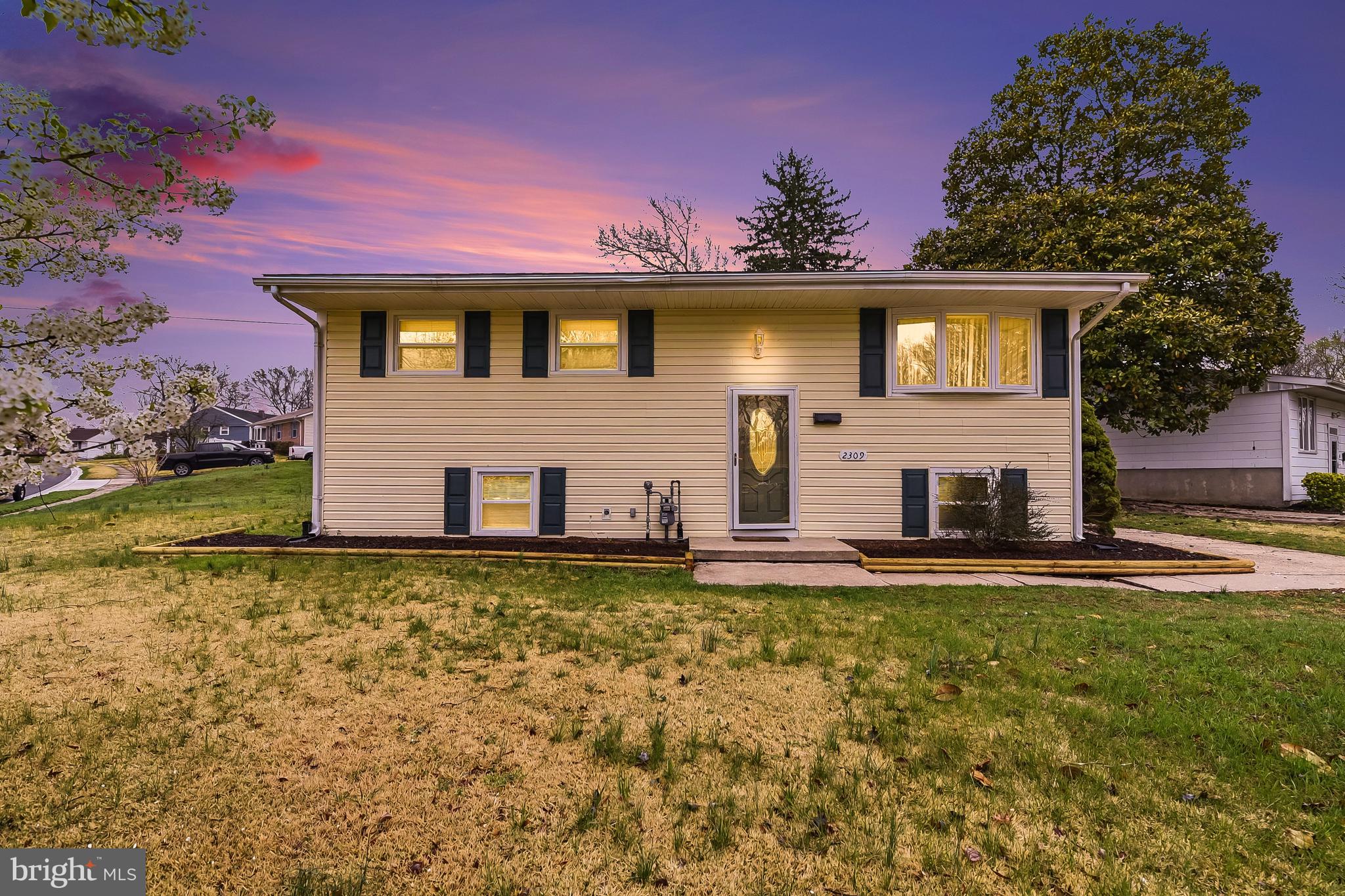 2309 Perry Avenue Edgewood, MD 21040 - Photo 2 of 25 a front view of a house with a garden