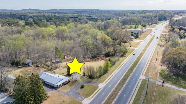 a view of a city from a balcony