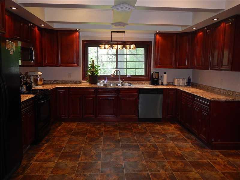 105 Eckstein Road Renfrew, PA 16053 - Photo 4 of 25 Kitchen. Gorgeous kitchen. All updated in 2014. Refrigerator, dishwasher, gas stove , microwave oven, and garbage disposal included. Cabinet and counter space galore!