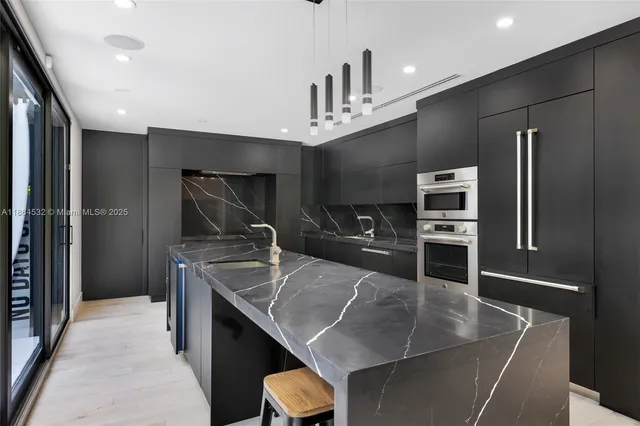 a close view of closet