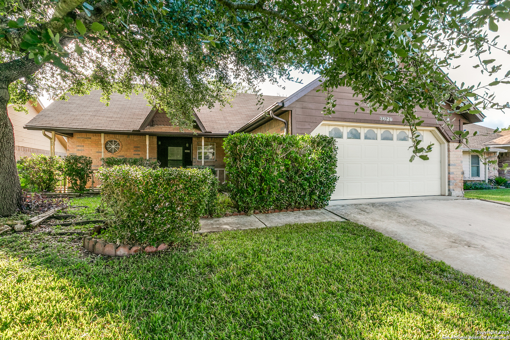 3629 Fox Run Schertz, TX 78108 - Photo 2 of 25 front view of a house with a yard